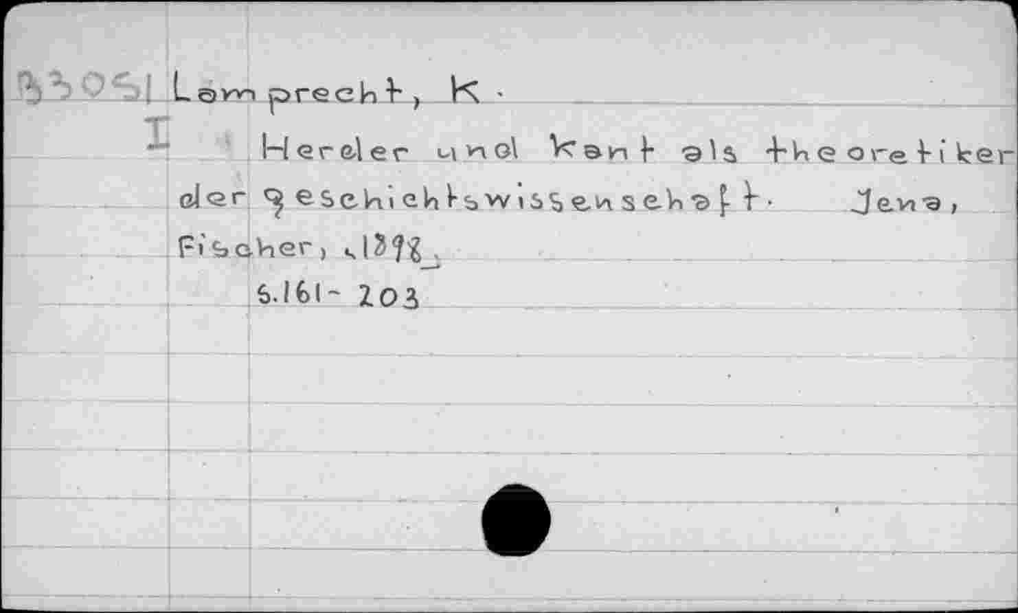 ﻿L pre ch , К ■
"T	l-(er&ler мио\ Vtbh]- gl$ Heoreh’ker
der eseh'iehFbwibSensek^J- )■•	Jevi-a,
Fi'boher,
1	6.1 fel- 1O$	1	;